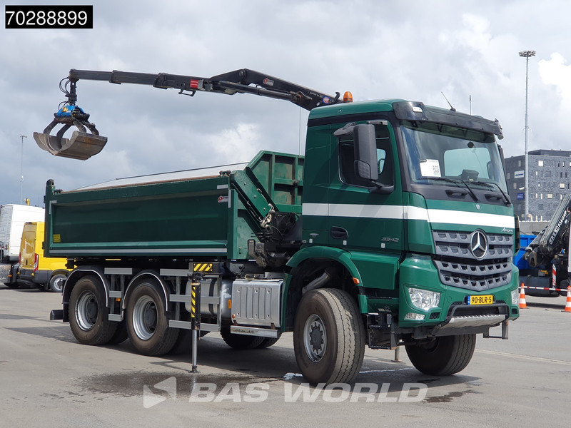 Mercedes-Benz Arocs 3342 Arocs 6X6 NL-Truck HMF 1643 Z-Crane Kran Steering Axle Big-Axle Euro 6 - Tippbil lastbil, Kranbil: bild 3 Mercedes-Benz Arocs 3342 Arocs 6X6 NL-Truck HMF 1643 Z-Crane Kran Steering Axle Big-Axle Euro 6 - Tippbil lastbil, Kranbil: bild 3