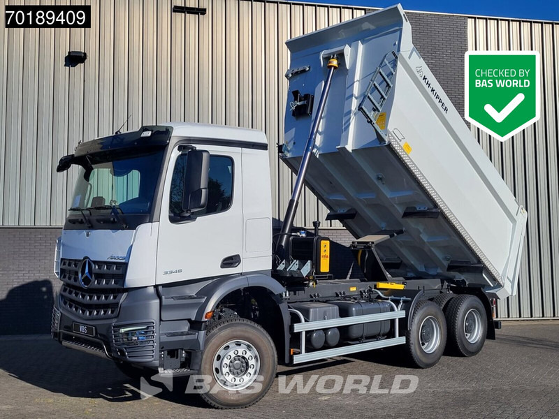Mercedes-Benz Arocs 3345 6X4 18m3 KH-Tipper Automatic Big-Axle Euro 3 - Tippbil lastbil: bild 1 Mercedes-Benz Arocs 3345 6X4 18m3 KH-Tipper Automatic Big-Axle Euro 3 - Tippbil lastbil: bild 1