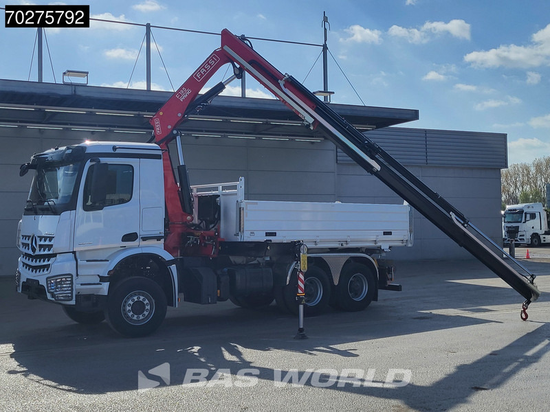 Mercedes-Benz Arocs 3348 6X4 Fasi F195A.2.24 Kran 3 sided tipper 9m3 Big-Axle Navi Euro 6 - Tippbil lastbil, Kranbil: bild 3 Mercedes-Benz Arocs 3348 6X4 Fasi F195A.2.24 Kran 3 sided tipper 9m3 Big-Axle Navi Euro 6 - Tippbil lastbil, Kranbil: bild 3