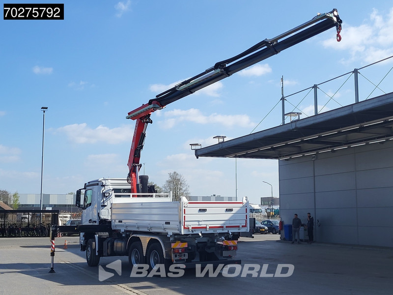 Mercedes-Benz Arocs 3348 6X4 Fasi F195A.2.24 Kran 3 sided tipper 9m3 Big-Axle Navi Euro 6 - Tippbil lastbil, Kranbil: bild 2 Mercedes-Benz Arocs 3348 6X4 Fasi F195A.2.24 Kran 3 sided tipper 9m3 Big-Axle Navi Euro 6 - Tippbil lastbil, Kranbil: bild 2