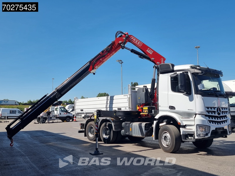 Mercedes-Benz Arocs 3348 6X4 Fassi F255A2.24 Kran Crane 9m3 3-Sided Tipper Big-Axle Euro 6 - Tippbil lastbil, Kranbil: bild 5 Mercedes-Benz Arocs 3348 6X4 Fassi F255A2.24 Kran Crane 9m3 3-Sided Tipper Big-Axle Euro 6 - Tippbil lastbil, Kranbil: bild 5