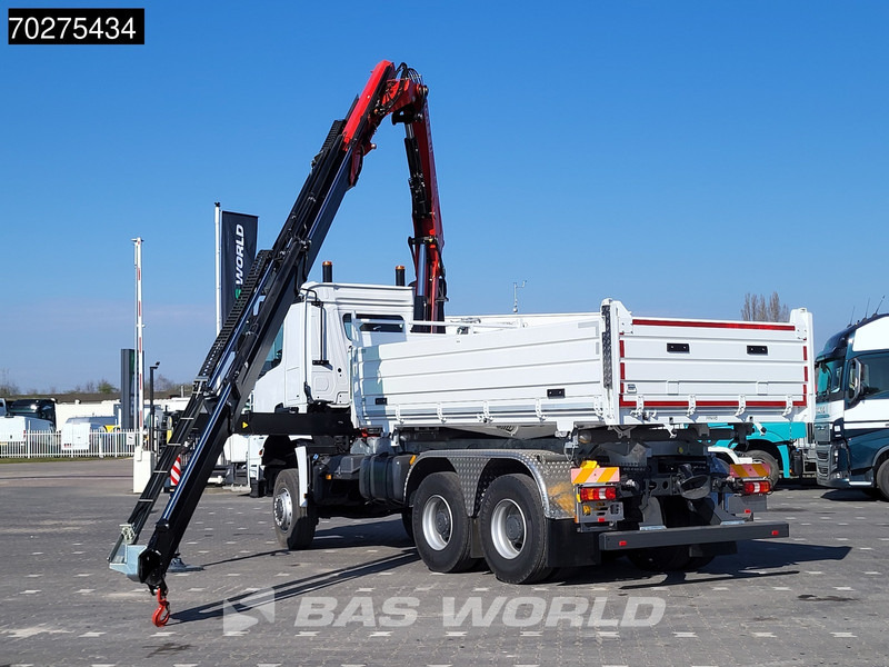 Mercedes-Benz Arocs 3348 6X6 Fassi F255A.2.24 xe-dynamic Kran Dreiseitenkipper Navi Euro 6 - Tippbil lastbil, Kranbil: bild 2 Mercedes-Benz Arocs 3348 6X6 Fassi F255A.2.24 xe-dynamic Kran Dreiseitenkipper Navi Euro 6 - Tippbil lastbil, Kranbil: bild 2