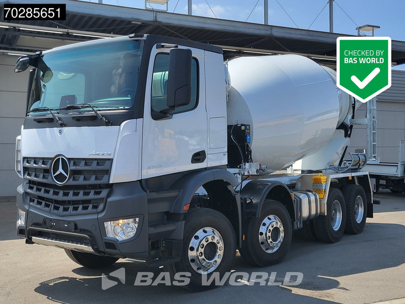 Mercedes-Benz Arocs 3743 8X4 NEW! 10m3 Mixer Big-Axle Steelsuspension Automatic Euro 6 - Betongbil: bild 1 Mercedes-Benz Arocs 3743 8X4 NEW! 10m3 Mixer Big-Axle Steelsuspension Automatic Euro 6 - Betongbil: bild 1