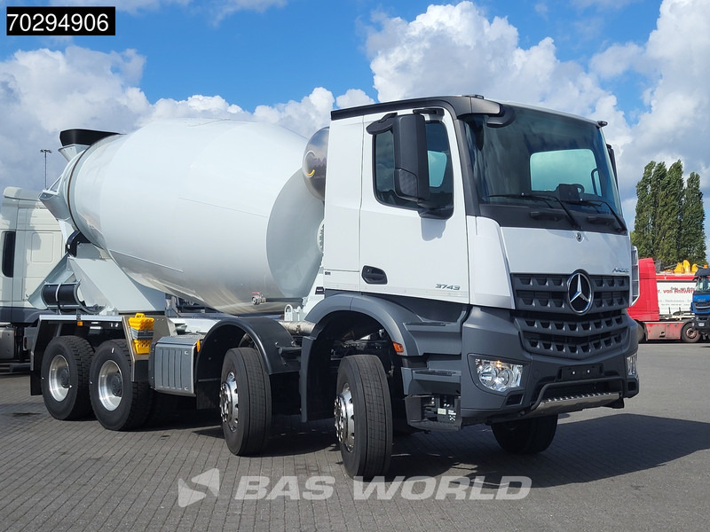 Mercedes-Benz Arocs 3743 8X4 New! 10m3 FML BSH 103 Mixer Steelsuspension Big-Axle Automatic Euro 6 - Betongbil: bild 3 Mercedes-Benz Arocs 3743 8X4 New! 10m3 FML BSH 103 Mixer Steelsuspension Big-Axle Automatic Euro 6 - Betongbil: bild 3