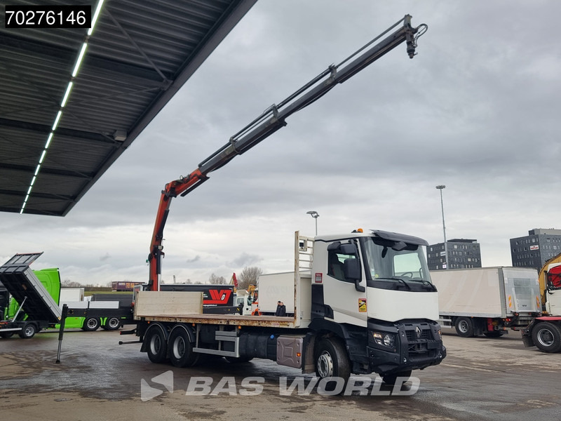 Renault C 380 6X4 Palfinger PK18002-EH C Remote Retarder Euro 6 - Flakbil, Kranbil: bild 3 Renault C 380 6X4 Palfinger PK18002-EH C Remote Retarder Euro 6 - Flakbil, Kranbil: bild 3