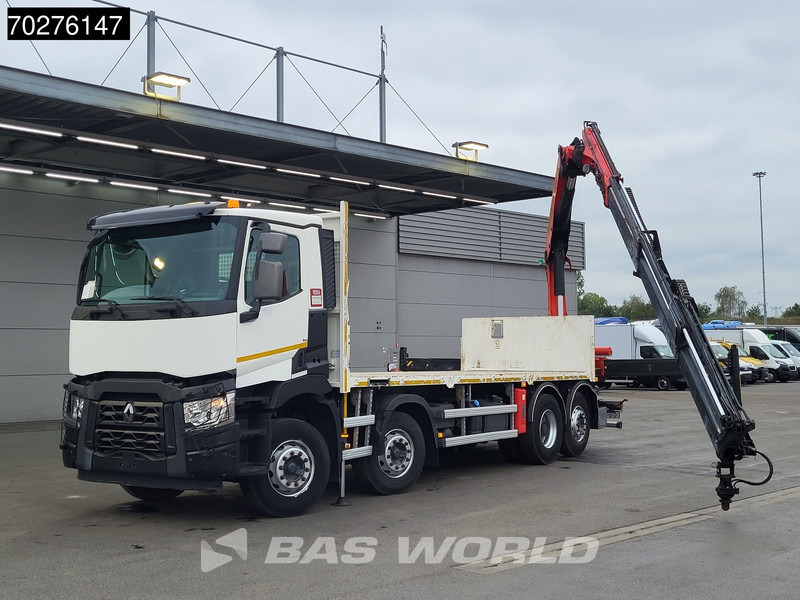 Renault C 380 8X2 Palfinger PK24001K Remote Lenkachse Euro 6 - Flakbil, Kranbil: bild 3 Renault C 380 8X2 Palfinger PK24001K Remote Lenkachse Euro 6 - Flakbil, Kranbil: bild 3