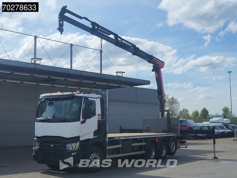 Renault C 480 8X4 Palfinger PK24.001 SLD5 Crane Kran Automatic Liftachse Euro 6 - Flakbil, Kranbil: bild 3 Renault C 480 8X4 Palfinger PK24.001 SLD5 Crane Kran Automatic Liftachse Euro 6 - Flakbil, Kranbil: bild 3