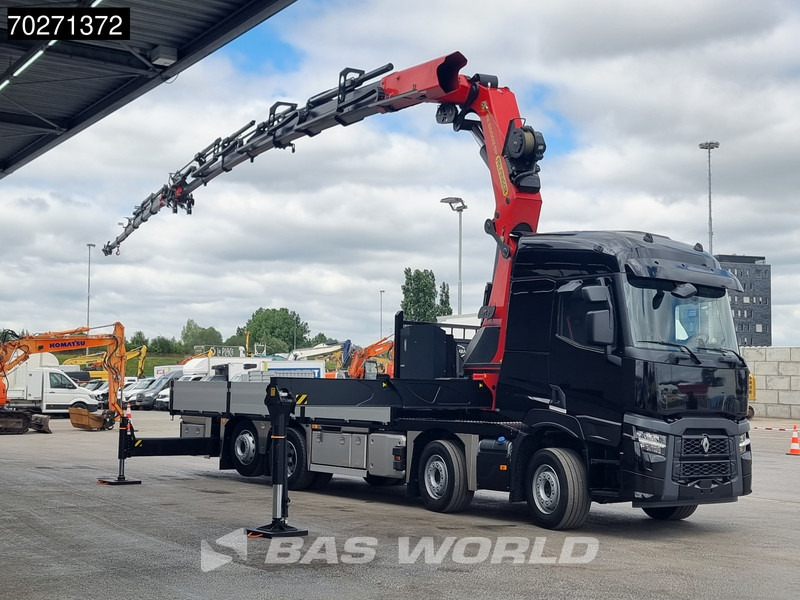 Renault C 520 8X2 Palfinger PK65002 SH Crane Jib Winch Lift+steering Axle Euro 6 - Flakbil, Kranbil: bild 3 Renault C 520 8X2 Palfinger PK65002 SH Crane Jib Winch Lift+steering Axle Euro 6 - Flakbil, Kranbil: bild 3