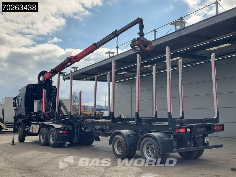 Renault K 520 6X6 Holz Kran Palfinger Q180Z96 6x6 Big-Axle Steelsuspension - Timmerbil, Kranbil: bild 5 Renault K 520 6X6 Holz Kran Palfinger Q180Z96 6x6 Big-Axle Steelsuspension - Timmerbil, Kranbil: bild 5