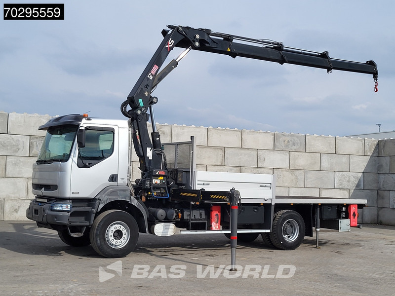 Renault Kerax 320 4X2 HIAB 288EP-3 HIPRO Crane Kran Steel suspension Manual Euro 3 - Flakbil, Kranbil: bild 3 Renault Kerax 320 4X2 HIAB 288EP-3 HIPRO Crane Kran Steel suspension Manual Euro 3 - Flakbil, Kranbil: bild 3