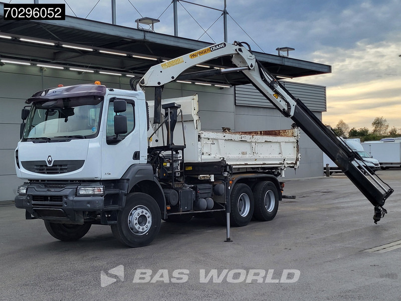 Renault Kerax 370 6X4 Palfinger PK15500 Crane Kran 2-side Tipper Retarder Manual Euro 4 - Tippbil lastbil, Kranbil: bild 3 Renault Kerax 370 6X4 Palfinger PK15500 Crane Kran 2-side Tipper Retarder Manual Euro 4 - Tippbil lastbil, Kranbil: bild 3