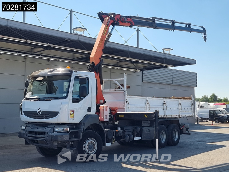 Renault Kerax 370 6X4 Palfinger PK16502 Kran Crane Big-Axle Steel suspension Euro 4 - Tippbil lastbil, Kranbil: bild 1 Renault Kerax 370 6X4 Palfinger PK16502 Kran Crane Big-Axle Steel suspension Euro 4 - Tippbil lastbil, Kranbil: bild 1