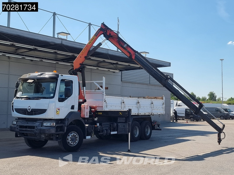 Renault Kerax 370 6X4 Palfinger PK16502 Kran Crane Big-Axle Steel suspension Euro 4 - Tippbil lastbil, Kranbil: bild 5 Renault Kerax 370 6X4 Palfinger PK16502 Kran Crane Big-Axle Steel suspension Euro 4 - Tippbil lastbil, Kranbil: bild 5