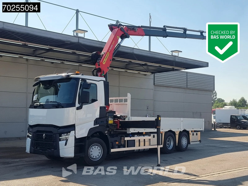 Renault T 440 6X2 2024 NL reg. possible Palfinger PK24.001 SLD Crane Lift+Lenkasche Euro 6 - Flakbil, Kranbil: bild 1 Renault T 440 6X2 2024 NL reg. possible Palfinger PK24.001 SLD Crane Lift+Lenkasche Euro 6 - Flakbil, Kranbil: bild 1