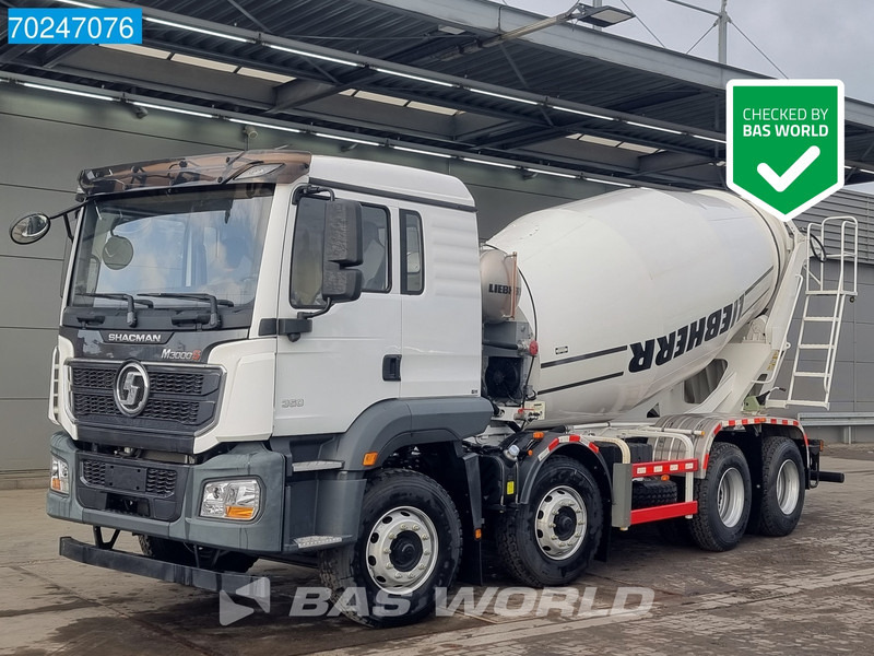 SHACMAN 8x4 EURO 6 8X4 NEW! 8m3 Liebherr Mixer Big-Axle Steel Suspension - Betongbil: bild 1 SHACMAN 8x4 EURO 6 8X4 NEW! 8m3 Liebherr Mixer Big-Axle Steel Suspension - Betongbil: bild 1