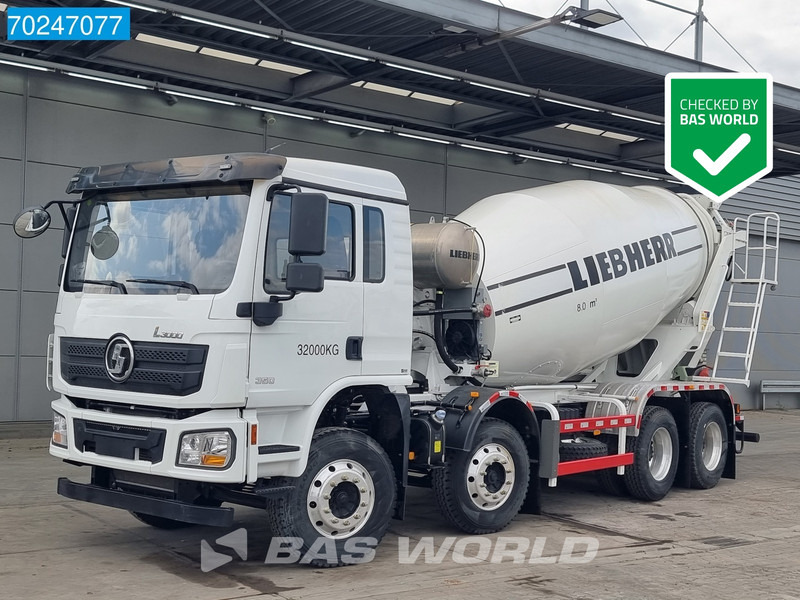 SHACMAN L3000 8X4 NEW 8m3 Liebherr Mixer Big Axle Steel suspension - Betongbil: bild 1 SHACMAN L3000 8X4 NEW 8m3 Liebherr Mixer Big Axle Steel suspension - Betongbil: bild 1