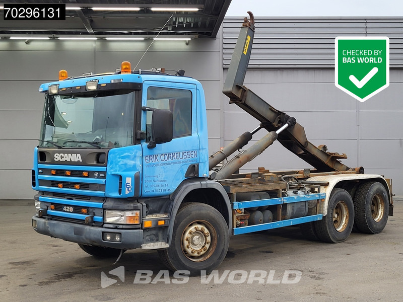 Scania 420 6X4 20tons Marrel THM 20000 Manual Retarder Steelsuspension Euro 3 - Lastväxlare lastbil: bild 1 Scania 420 6X4 20tons Marrel THM 20000 Manual Retarder Steelsuspension Euro 3 - Lastväxlare lastbil: bild 1