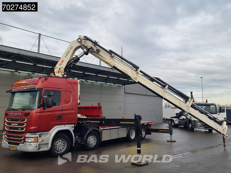 Scania G450 8X2 NL-Truck Hiab X-HIPRO 1058EP-6 Kran Front stab Retarder Euro 6 - Flakbil, Kranbil: bild 5 Scania G450 8X2 NL-Truck Hiab X-HIPRO 1058EP-6 Kran Front stab Retarder Euro 6 - Flakbil, Kranbil: bild 5