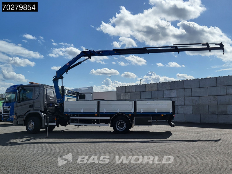 Scania P280 4X2 HMF 1420K-RC Kran Crane Automatic Euro 6 - Flakbil, Kranbil: bild 2 Scania P280 4X2 HMF 1420K-RC Kran Crane Automatic Euro 6 - Flakbil, Kranbil: bild 2