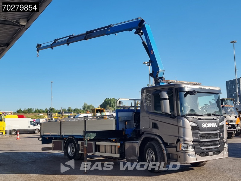 Scania P280 4X2 HMF Euro 6 - Flakbil, Kranbil: bild 3 Scania P280 4X2 HMF Euro 6 - Flakbil, Kranbil: bild 3