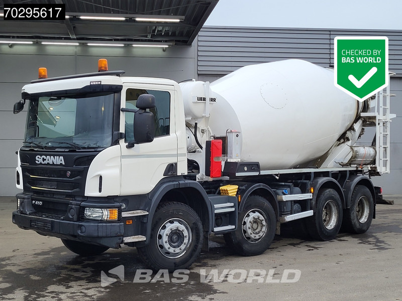 Scania P410 8X4 9m3 Liebherr mixer Steelsuspension Euro 6 - Betongbil: bild 1 Scania P410 8X4 9m3 Liebherr mixer Steelsuspension Euro 6 - Betongbil: bild 1