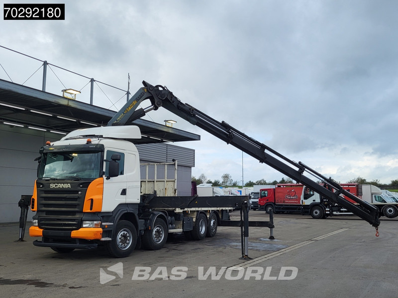 Scania R420 8X2 Palfinger PK74002 Kran Crane Retarder Lift-Steering Axle Euro 4 - Flakbil, Kranbil: bild 5 Scania R420 8X2 Palfinger PK74002 Kran Crane Retarder Lift-Steering Axle Euro 4 - Flakbil, Kranbil: bild 5