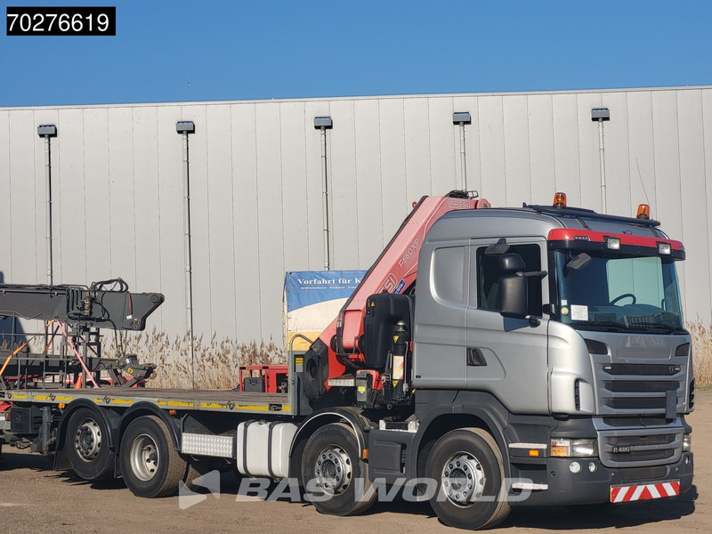 Scania R480 8X2 FASSI F660AXP.25 Manual Retarder Lift+Lenkachse Euro 5 - Flakbil, Kranbil: bild 3 Scania R480 8X2 FASSI F660AXP.25 Manual Retarder Lift+Lenkachse Euro 5 - Flakbil, Kranbil: bild 3