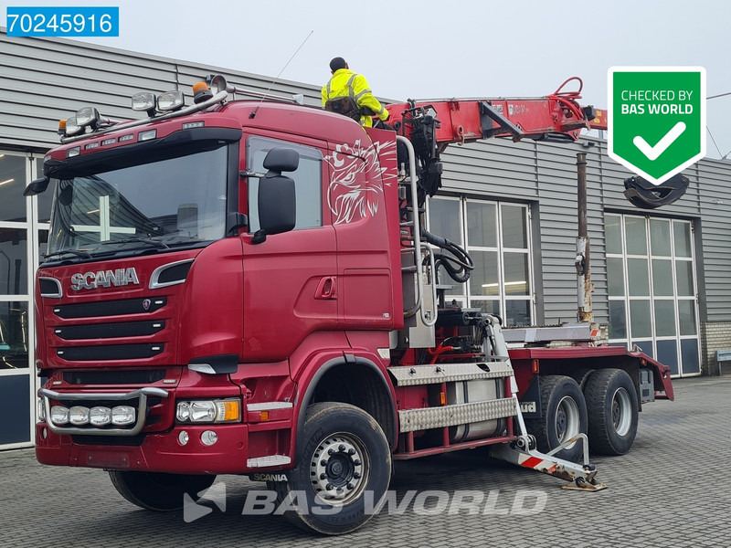 Scania R580 6X4 3-Pedals Jonsered J28505 83 Crane Kran Steel-suspension Retarder Euro 6 - Timmerbil, Kranbil: bild 1 Scania R580 6X4 3-Pedals Jonsered J28505 83 Crane Kran Steel-suspension Retarder Euro 6 - Timmerbil, Kranbil: bild 1