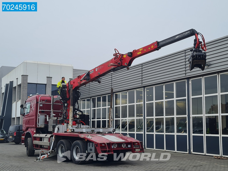 Scania R580 6X4 Jonsered J28505 83 Crane Kran Steel-suspension Retarder - Timmerbil, Kranbil: bild 2 Scania R580 6X4 Jonsered J28505 83 Crane Kran Steel-suspension Retarder - Timmerbil, Kranbil: bild 2