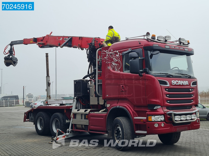 Scania R580 6X4 Jonsered J28505 83 Crane Kran Steel-suspension Retarder - Timmerbil, Kranbil: bild 3 Scania R580 6X4 Jonsered J28505 83 Crane Kran Steel-suspension Retarder - Timmerbil, Kranbil: bild 3