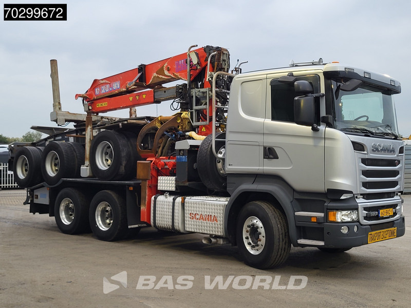 Scania R580 R 6X4 NL-Truck Diebolt D28.81 Kran Crane Holztransport + Dolly Retarder Euro 6 - Timmerbil, Kranbil: bild 3 Scania R580 R 6X4 NL-Truck Diebolt D28.81 Kran Crane Holztransport + Dolly Retarder Euro 6 - Timmerbil, Kranbil: bild 3