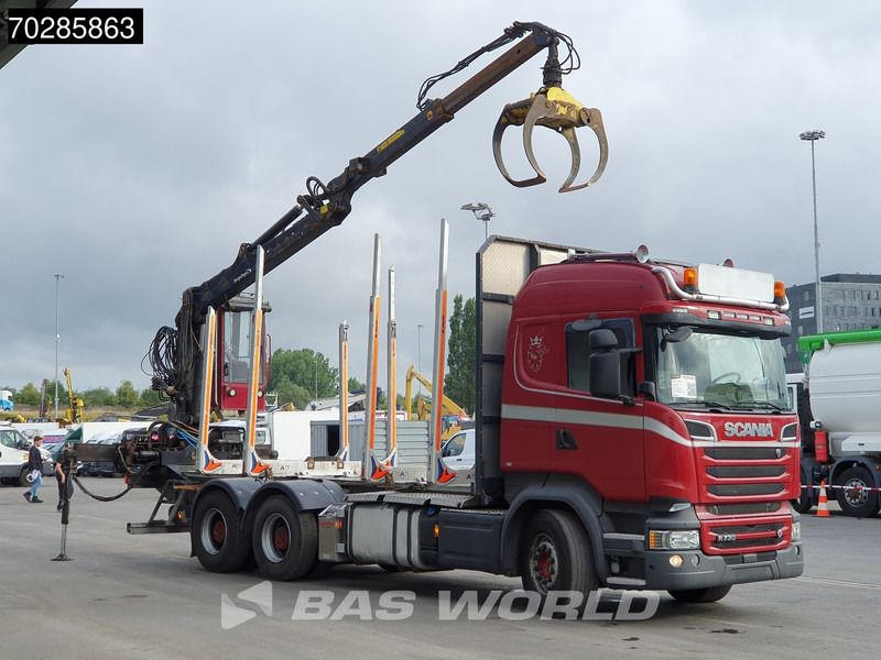 Scania R730 R 6X4 HIAB F108S 79 Crane Retarder Xenon BigAxle Loglift Automatic ACC Euro 6 - Timmerbil, Kranbil: bild 3 Scania R730 R 6X4 HIAB F108S 79 Crane Retarder Xenon BigAxle Loglift Automatic ACC Euro 6 - Timmerbil, Kranbil: bild 3