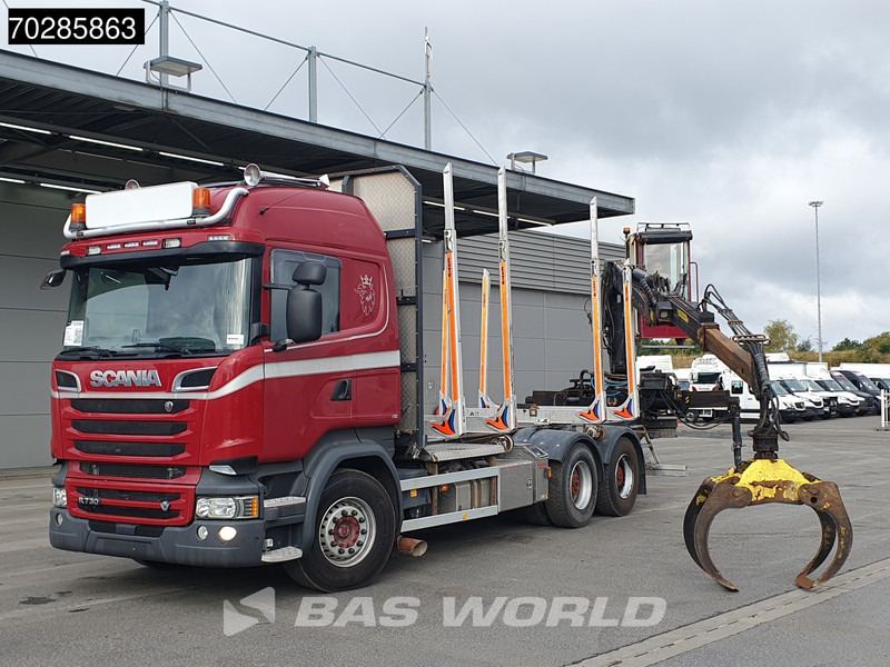 Scania R730 R 6X4 HIAB F108S 79 Crane Retarder Xenon BigAxle Loglift Automatic ACC Euro 6 - Timmerbil, Kranbil: bild 5 Scania R730 R 6X4 HIAB F108S 79 Crane Retarder Xenon BigAxle Loglift Automatic ACC Euro 6 - Timmerbil, Kranbil: bild 5