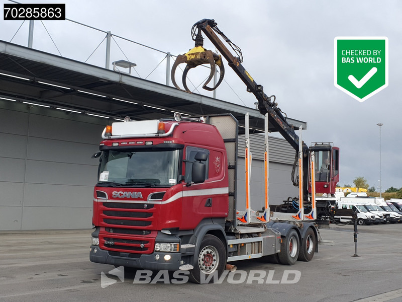 Scania R730 R 6X4 HIAB F108S 79 Crane Retarder Xenon BigAxle Loglift Automatic ACC Euro 6 - Timmerbil, Kranbil: bild 1 Scania R730 R 6X4 HIAB F108S 79 Crane Retarder Xenon BigAxle Loglift Automatic ACC Euro 6 - Timmerbil, Kranbil: bild 1