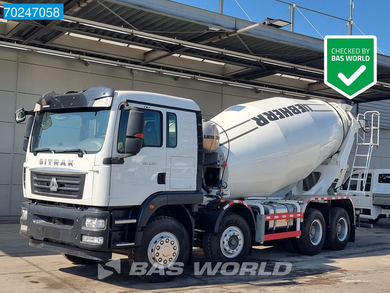 Sitrak G5 350 8X4 8m3 Liebherr Mixer Big-Axle Steelsuspension - Betongbil: bild 1 Sitrak G5 350 8X4 8m3 Liebherr Mixer Big-Axle Steelsuspension - Betongbil: bild 1