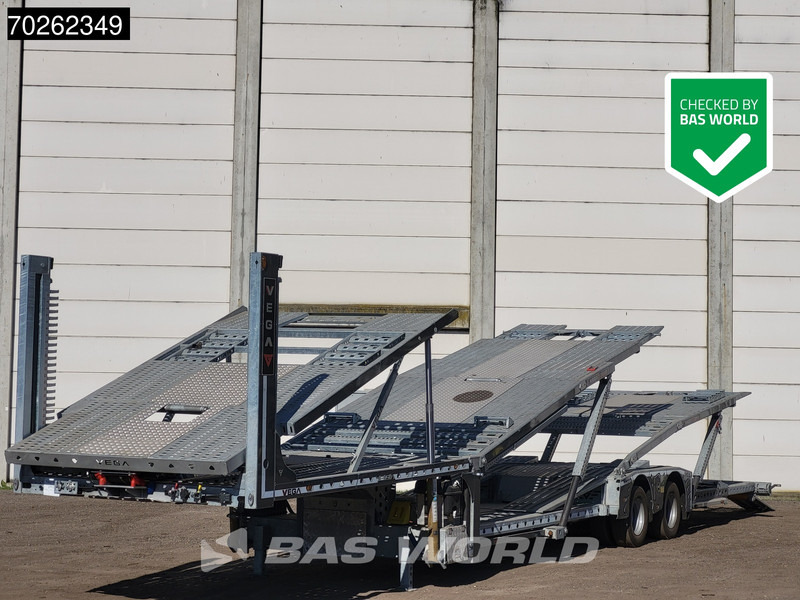 Vega 2 Axle Semi Trailer 2 axles NEW Truck autotransport BPW Lenkachse - Biltransportbil semitrailer: bild 1 Vega 2 Axle Semi Trailer 2 axles NEW Truck autotransport BPW Lenkachse - Biltransportbil semitrailer: bild 1