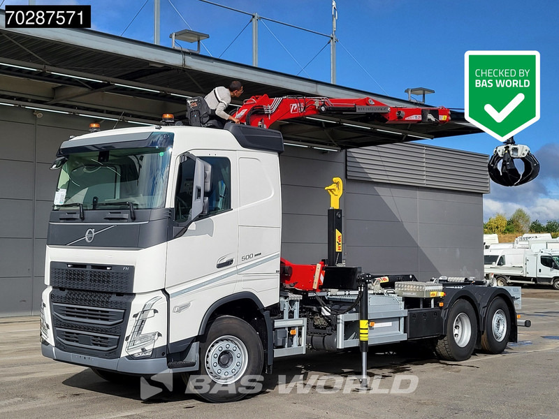 Volvo FH 500 6X2 Penz Crane 15Z9.50R HYVA 20-57-S Hooklift Lift+steering Automatic Euro 6 - Lastväxlare lastbil, Kranbil: bild 1 Volvo FH 500 6X2 Penz Crane 15Z9.50R HYVA 20-57-S Hooklift Lift+steering Automatic Euro 6 - Lastväxlare lastbil, Kranbil: bild 1