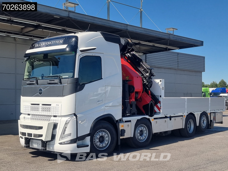 Volvo FH 500 8X2 Palfinger PK92002 SH JIB Kran Lift-Lenkachse Navi Euro 6 - Flakbil, Kranbil: bild 1 Volvo FH 500 8X2 Palfinger PK92002 SH JIB Kran Lift-Lenkachse Navi Euro 6 - Flakbil, Kranbil: bild 1