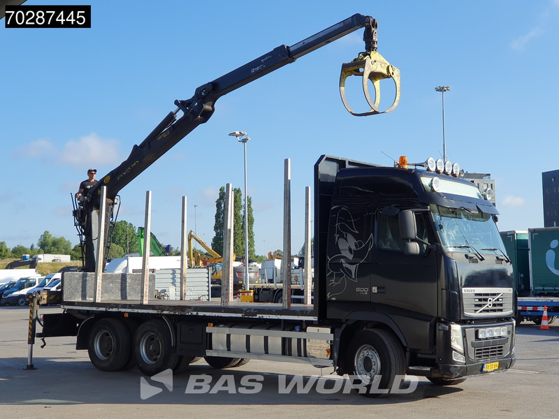 Volvo FH 500 FH 6X4 NL-Truck Palfinger Epsilon Q150L80 wood crane Big-Axle VEB+ Navi Euro 5 - Flakbil, Kranbil: bild 3 Volvo FH 500 FH 6X4 NL-Truck Palfinger Epsilon Q150L80 wood crane Big-Axle VEB+ Navi Euro 5 - Flakbil, Kranbil: bild 3