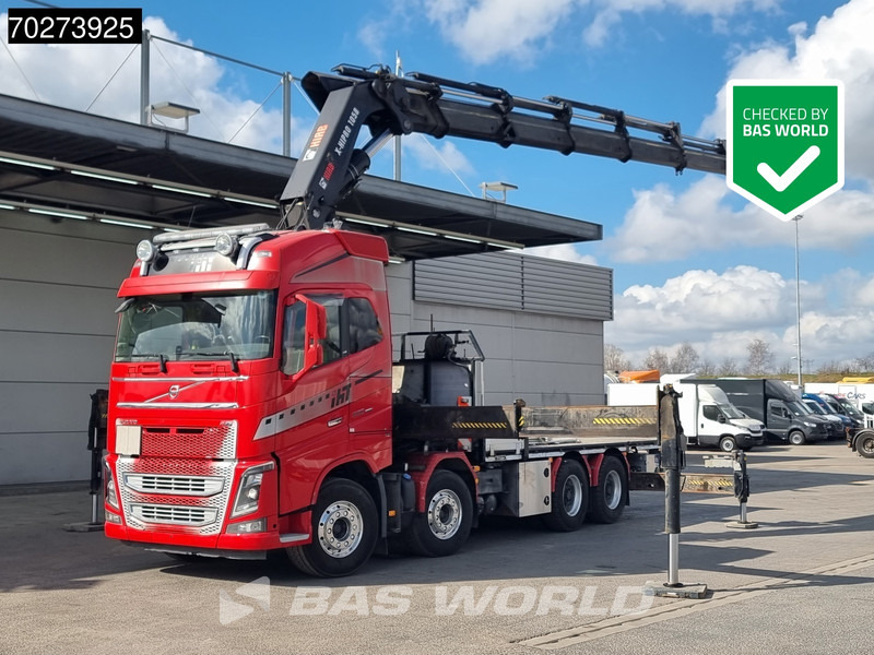 Volvo FH16 650 8X4 Hiab X-HIPRO 1058EP-6 Kran Crane ADR Lift+Lenkachse Euro 6 - Flakbil, Kranbil: bild 1 Volvo FH16 650 8X4 Hiab X-HIPRO 1058EP-6 Kran Crane ADR Lift+Lenkachse Euro 6 - Flakbil, Kranbil: bild 1