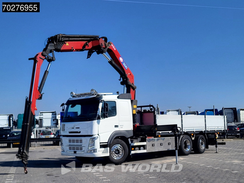 Volvo FM 450 6X2 HMF 3220 Crane Kran Lift-Lenkachse VEB+ Euro 6 - Flakbil, Kranbil: bild 2 Volvo FM 450 6X2 HMF 3220 Crane Kran Lift-Lenkachse VEB+ Euro 6 - Flakbil, Kranbil: bild 2