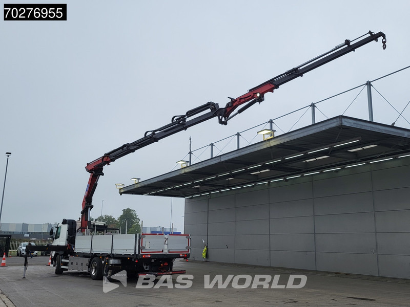 Volvo FM 450 6X2 HMF3220 K5 + Jib K5 Crane Kran Lift-Steering Axle VEB+ Automatic - Flakbil, Kranbil: bild 2 Volvo FM 450 6X2 HMF3220 K5 + Jib K5 Crane Kran Lift-Steering Axle VEB+ Automatic - Flakbil, Kranbil: bild 2
