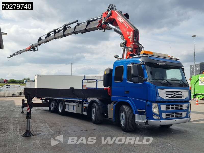 Volvo FM 450 8X2 FASSI 100 Ton/Meter Crane Kran 7 + 6 Jib Lift+steering Axle Euro 5 - Flakbil, Kranbil: bild 3 Volvo FM 450 8X2 FASSI 100 Ton/Meter Crane Kran 7 + 6 Jib Lift+steering Axle Euro 5 - Flakbil, Kranbil: bild 3