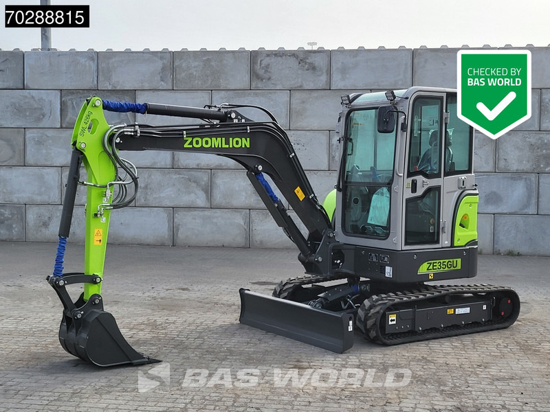 Zoomlion ZE35 GU A/C - CE CERTIFIED - Minigrävmaskin: bild 1 Zoomlion ZE35 GU A/C - CE CERTIFIED - Minigrävmaskin: bild 1