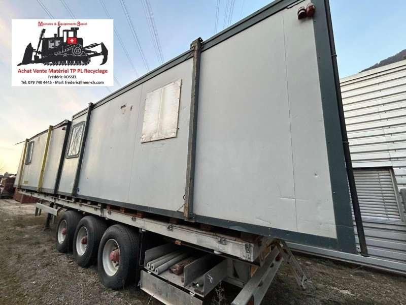 15 M2 - Lot de 2 avec remorque (départ Suisse) - Container hus: bild 1 15 M2 - Lot de 2 avec remorque (départ Suisse) - Container hus: bild 1