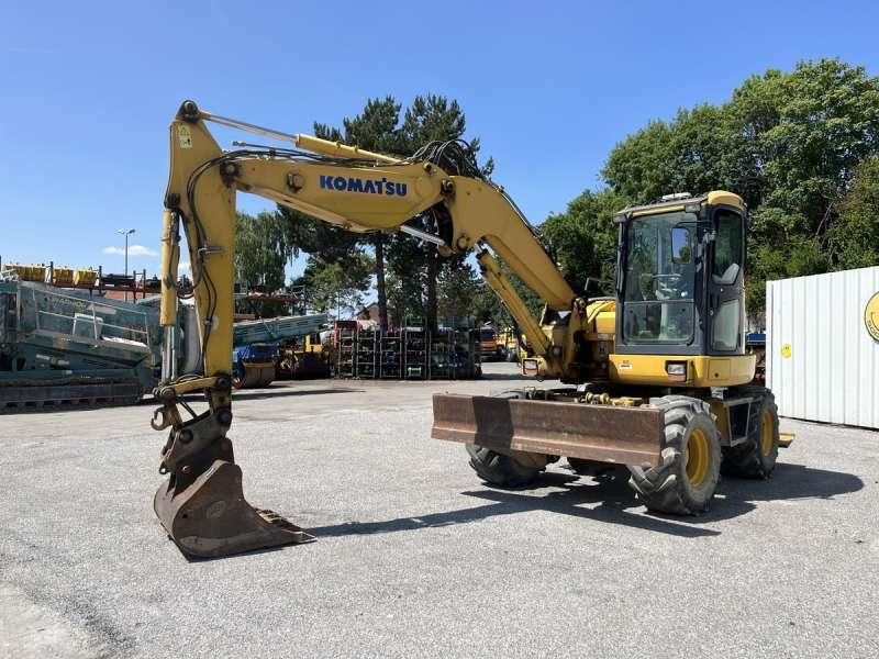 Komatsu PW98MR-6 - Grävmaskin på däck: bild 2 Komatsu PW98MR-6 - Grävmaskin på däck: bild 2