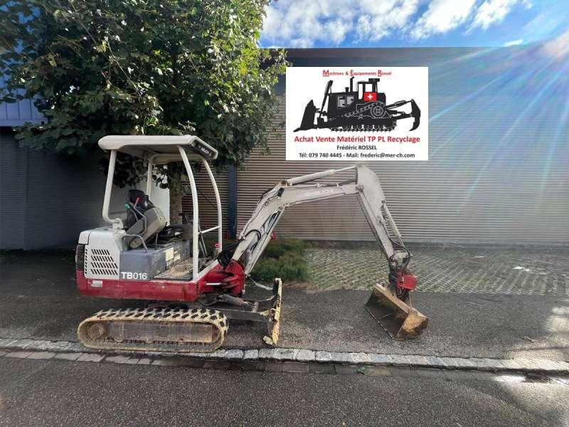 Takeuchi TB016 - Minigrävmaskin: bild 1 Takeuchi TB016 - Minigrävmaskin: bild 1