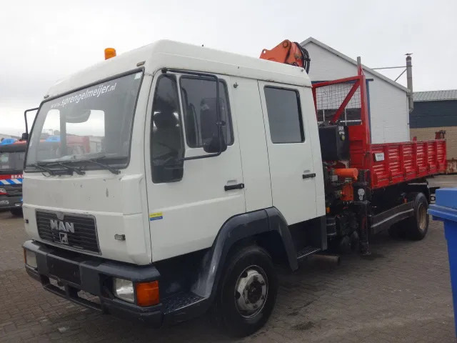 MAN 12.224 DC,8,5 TON ATLAS KRAAN,KIPPER,MANUAL POMP - Tippbil lastbil, Kranbil: bild 5 MAN 12.224 DC,8,5 TON ATLAS KRAAN,KIPPER,MANUAL POMP - Tippbil lastbil, Kranbil: bild 5
