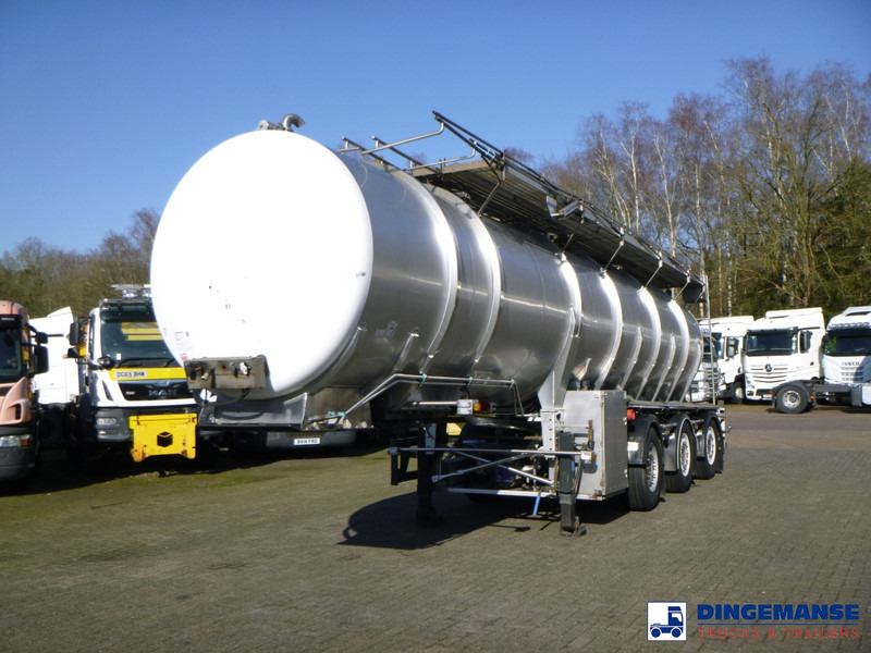 Burg Food tank inox 30.3 m3 / 3 comp - Tanktrailer: bild 1 Burg Food tank inox 30.3 m3 / 3 comp - Tanktrailer: bild 1