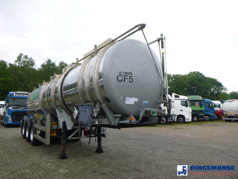 Clayton Chemical tank inox 30 m3 / 1 comp - Tanktrailer: bild 2 Clayton Chemical tank inox 30 m3 / 1 comp - Tanktrailer: bild 2